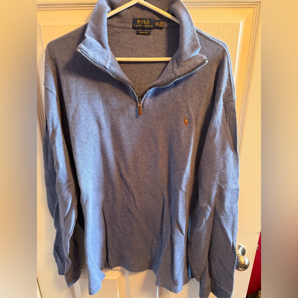 Ralph Lauren Polo Estate Rib Pullover in blue sz XXL